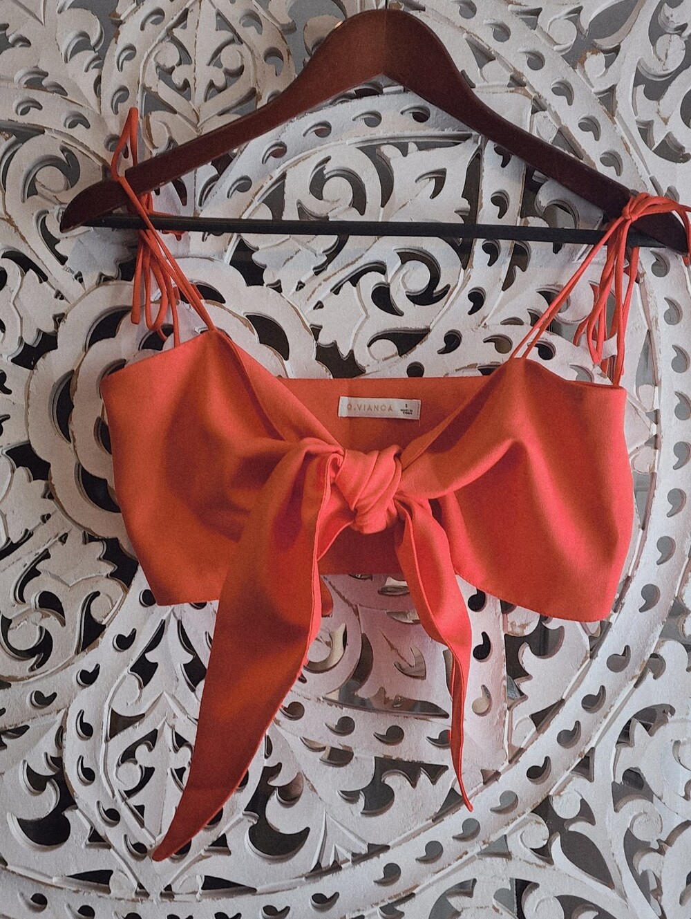 O. VIANCA ORANGE BUSTIER